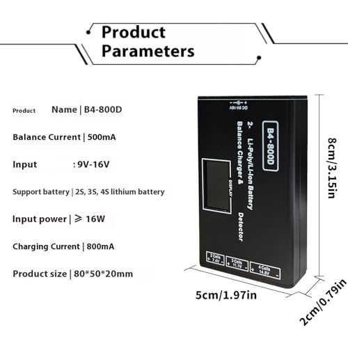 Carga de batería eficiente y voltajes estables para celdas LiPo de 2S a 4S 3