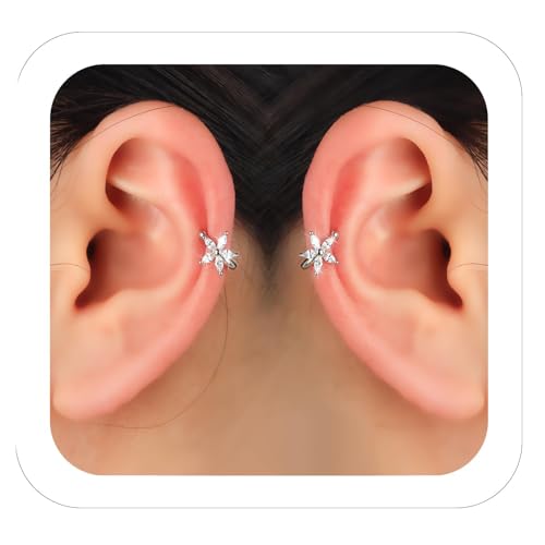 Ear Cuffs Non Piercing for Women Flower Earring Cuff Gold Non Pierced Lightweight Hypoallergenic Cartilage Earrings Dainty Jewelry Gift2