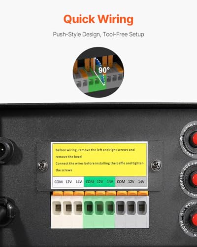 Image of VEVOR Low Voltage Transformer, 300W, 120V AC to 12V /14V AC Landscape Lighting Transformer with Photocell Sensor and Timer, Weatherproof, for Outdoor, Spotlight, Garden Pathway Light, Pool Spa Light