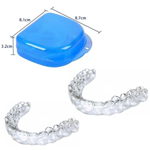 Braquetes Anti bruxismo dental par com estojo higiênico