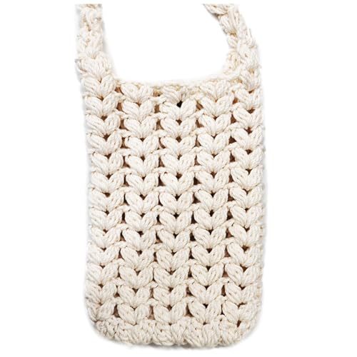 Crochet Mini Bag, Small Crochet Cotton Crossbody Bag For Women, Phone Bag Crossbody