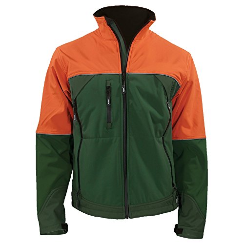 Feldtmann 22756/L Softshell Jacke Sanddorn Größe L grün/orange