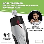 Wahl Lighted Nose, Ear, and Eyebrow Trimmer for Painless Easy to See Facial Hair Trimmer for Men & Women Battery…