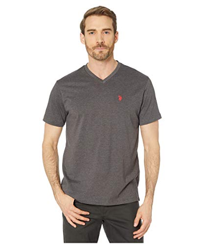 Image of U.S. Polo Assn. Men's Solid V‑Neck T-Shirt