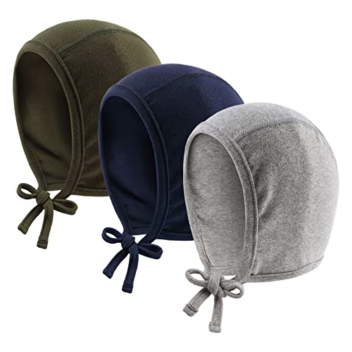 Image of JANGANNSA Newborn Baby Hospital Hat Infant Set Head Cap Lovely Ears Belt Beanie 0-8Months