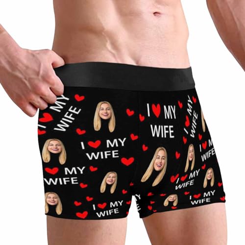 Customize Face Boxer Briefs Underwear for Men XS-5XL4