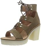  Bronx BedisonX, Damen Blockabsatz Offen Sandalen, Grün (63 Olive), 40 EU