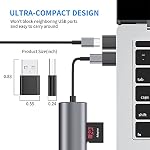 USB C to USB Adapter,USB C Female to USB Male Adapter[ 4 Pack] USB-C Adapter a Female Type C Charging Cable Adapter Compatible with Wall Chargers Power Banks More Mac Book Pro XPS More Type-C Devices
