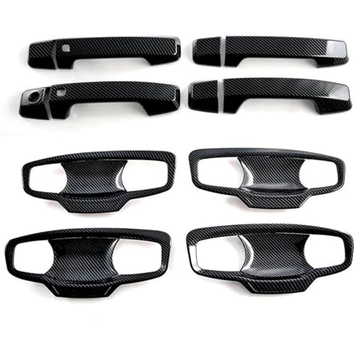 Protégez votre poignée de porte extérieure pour Mitsubishi Triton L200 2024 style carbone