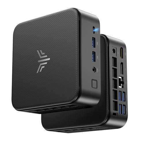 Image of KAMRUI Gaming PC with 7430U, 32GB RAM 512GB M.2 SSD Mini PC, Mini Gaming Computer with 6 USB-A, USB-C, HDMI, DP, Triple 4K, WiFi 6, BT 5.2