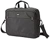 Amazon Basics Borsa a tracolla per laptop compatto, custodia per il trasporto con tasche per riporre accessori, 17,3 pollici - 44 cm, 1 unità, confezione da 1, Nero