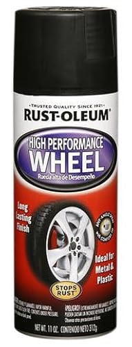 Rust-Oleum 366441 High Performance Wheel Spray Paint, 11 oz, Metallic Graphite