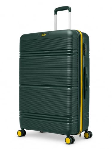 Image of Skybags Focus 8W(N) Strolly Large 79 Cm Trolley Bag, Pond Pine | 360 Speed Wheel, 8 Wheel, Polypropylene Hard Side, For Men And Women, Cabin And Check In