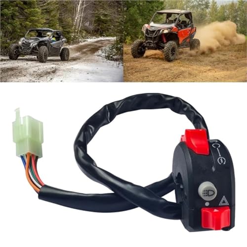 Guidon interrupteur de moto et bouton de commande de remplacement universel - 3