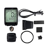 .Reliable y segura: Se trata de un ordenador de bicicleta con la pantalla LCD.La función de ordenador de bicicleta permite que los datos sean vistos desde diferentes ángulos, proporcionando así una experiencia de conducción segura y agradable.