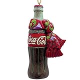 Enesco Coca-Cola by Jim Shore 4059723 Coke Bottle with Scarf Hanging Ornament