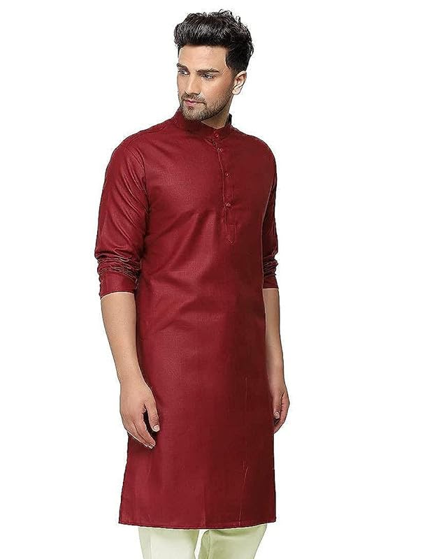 Image of WESTCORE Men's Cotton Kurta Combo - Pack of 2 | Traditional Ethnic Wear for Festivals & Celebrations