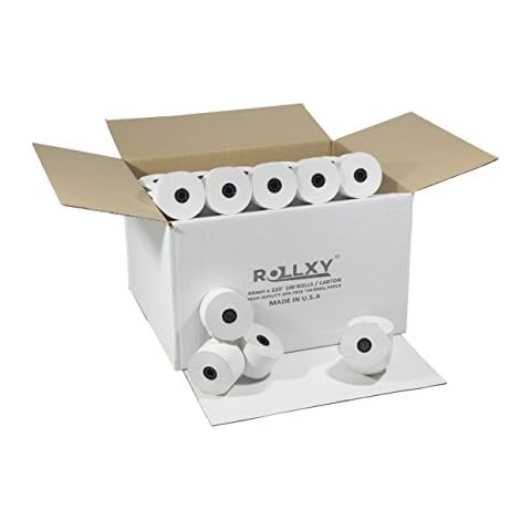 100 Rolls- 44mm x 220' Thermal Paper (Sharp XE-A42S) Cover
