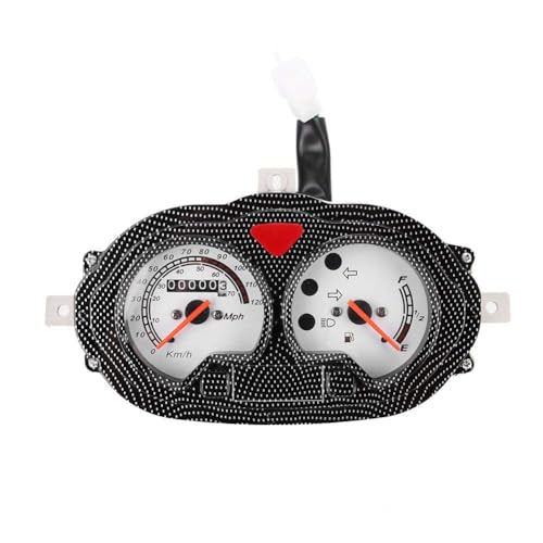 Boerunid Analoger Tacho Armaturenbrett Instrument für Roller B05 B08 Popcorn Hussar KEEWAY RY8 Focus F-ACT Matrix Yamati RX8