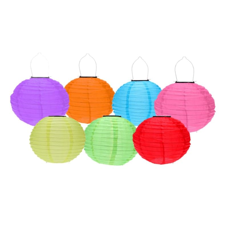 Lampions Paket SOLAR (Solarenergie) - 35 St. Outdoor Nylon lampions