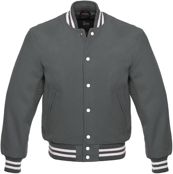 Men's Classic Multiy Wool Varsity Letterman Bomber Baseball Style Premium Winter Jacket
