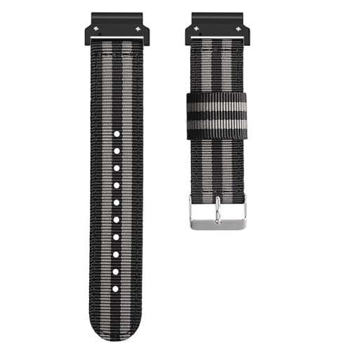 Ekleptikos Correa de nailon para Garmin Fenix E 8 de 47 mm Quatix 7 6 Pro 5 Plus QuickFit de 22 mm para MARQ Descent G1 S70 Epix Pro 47 mm Instinct 2 Cinturón de muñeca (BG, 22 mm)