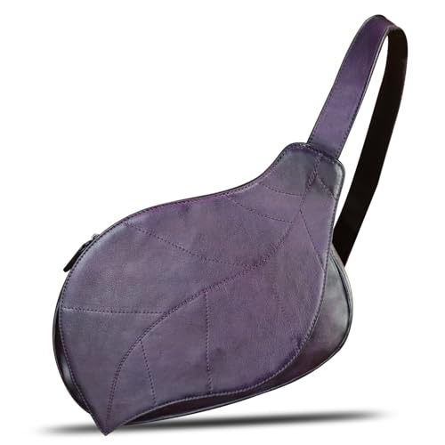 IVTG Genuine Leather Sling Bag for Women Vintage Real Leather Sling Backpack Fashion Shoulder Crossbody Bags Chest Bags2