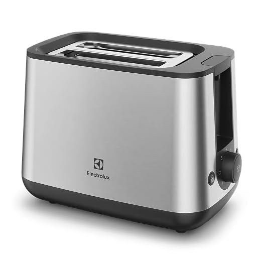 Torradeira tostador Electrolux 8 niveis de tostagem função descongelar reaquecer cancelar bandeja coletora migalhas botões luminosos ETS25 inox 127v