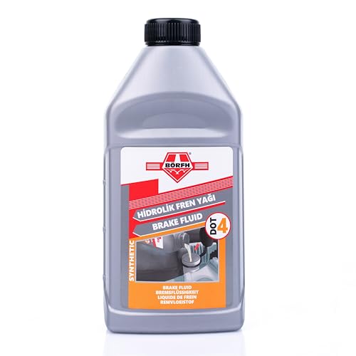 Borfh Brake Fluid Dot 4 - Premium Brake Fluid for Optimum Performance | Provides Safe and Reliable Braking | Suitable for Vehicles Requiring Dot 4 Specifications | 455gr