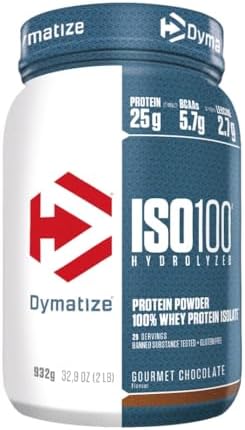 Dymatize ISO 100 Hydrolyzed Gourmet Chocolate 932g - Hidrolizado ...