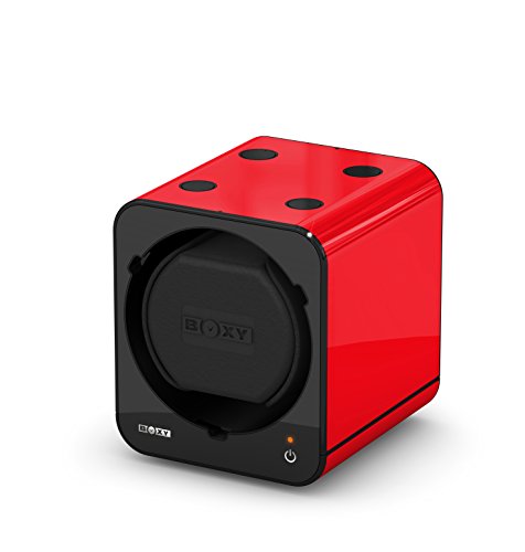 Boxy Fancy Brick Single Automatic Watch Winder - Red (Add On) #TOP9