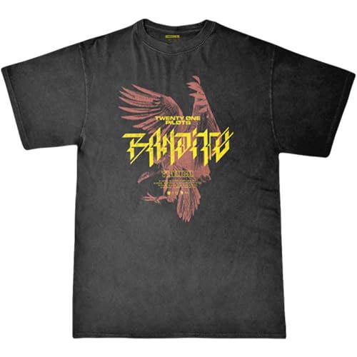 Rock Off officially licensed products Twenty One Pilots Bandito Bird Oficial Camiseta para Hombre (X-Large)