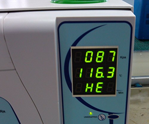 MT Medical Dentist Sun Series 12L Autoclave Vacuum Sterilizer Class B with Print Blue Color - Thumbnail 7