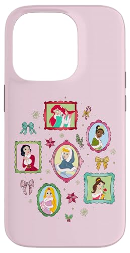 Disney Princess Coquette Holiday Picture Frames Christmas Case for iPhone 14 Pro