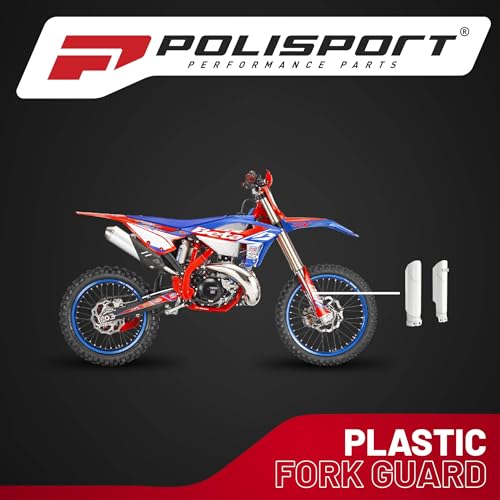 Protector de horquilla Polisport de plástico resistente a impactos para moto Beta 5