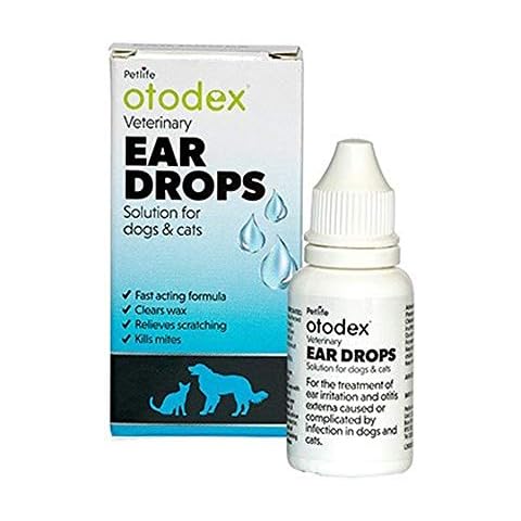 SIPW Otodex Cat and Dog Ear Drops - kills mites removes wax 14ml (Otodex Ear Drops) Cover