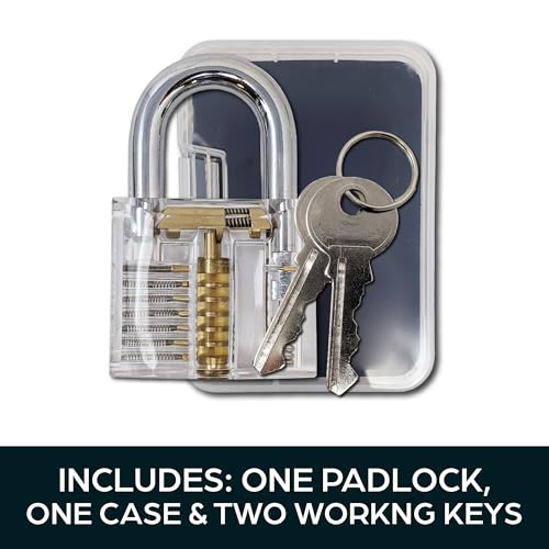 Cadenas transparent d'entraînement éducatif pour s'initier aux secrets du locksport - 7