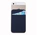 Magic Vosom Card Secure Holder Stick on Lycra Wallet Pouch Support iPhone 6 7 Samsung Galaxy and Blu Smartphones Blue