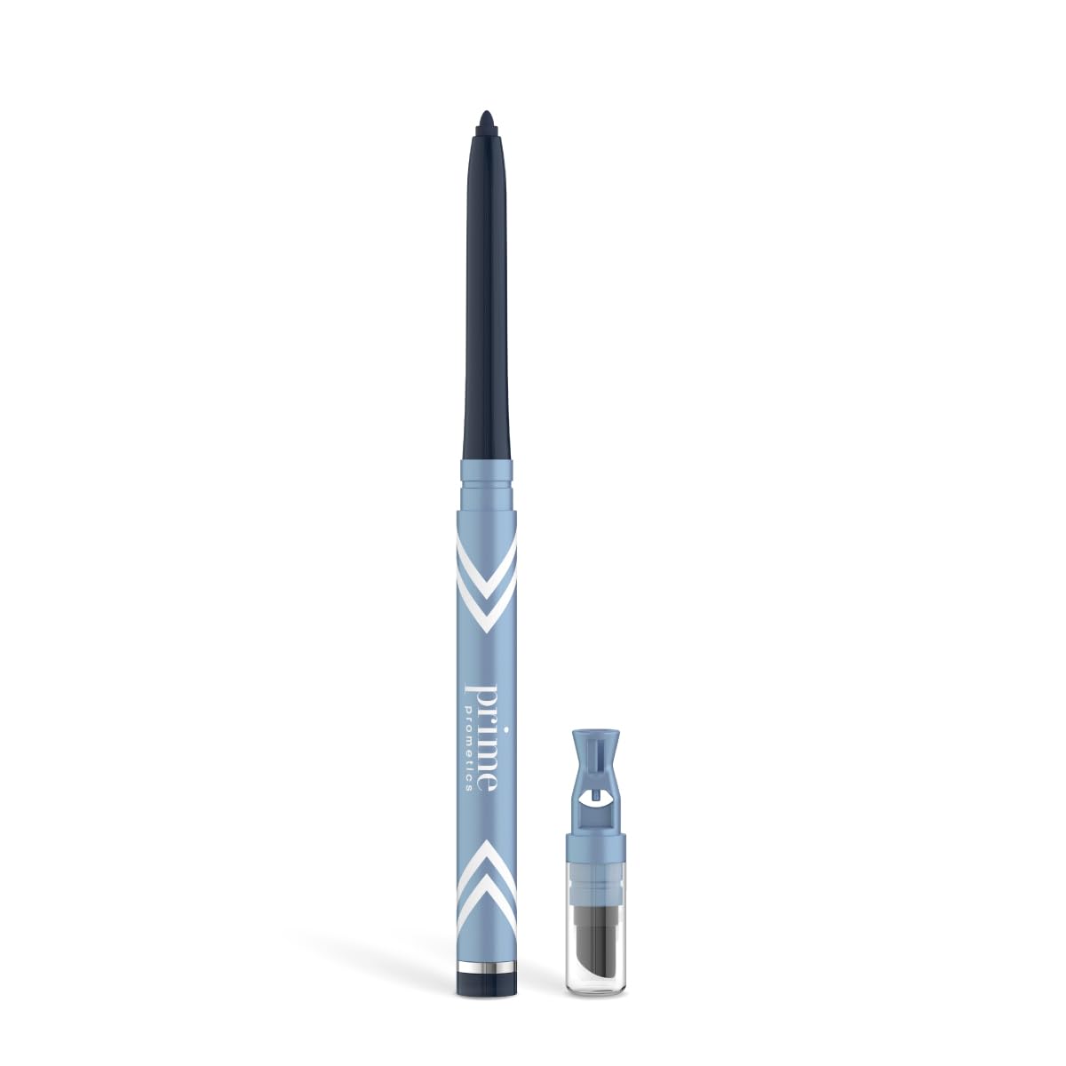 - PRIME PROMETICS PrimeEyes Glide Eyeliner for Mature Women – Water-Resistant, Long-Stay and Mess-Proof – Gel Cream Texture, Discreet Sharpener and Effective Smudger (Sapphire (blue))