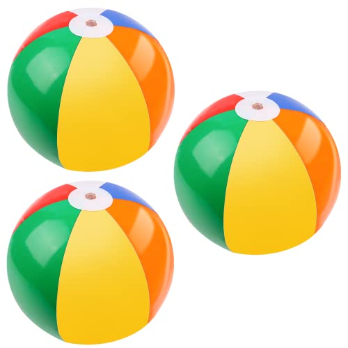 LandReCol Wasserball-Set - 3 Bälle In 30/40/50cm Für Pool & Strand