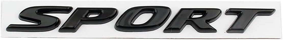 Zhizhong Sport Letter Emblem Trunk Lid Rear Logo Badge Fits 2017-2022 Accord Civic (Gloss Black)