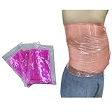 LIWEN NatureSlim 3 PCS Sauna Waist Wrap-Plastic Wrap Sauna Stomach Belt for Body Wrap& Sweater Enhancer (3 PCS) Pink