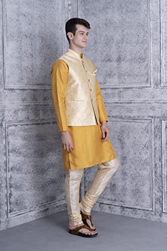 Image of Ethluxis Men's Silk Blend Kurta Set