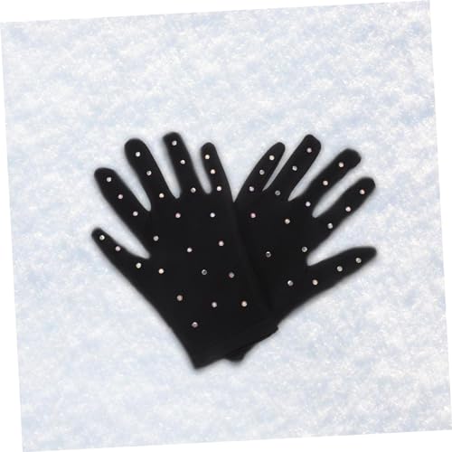 1 Pair Padded Figure Skating Gloves for Performance Stage Decorative Skating Gloves for Practice and Competition2