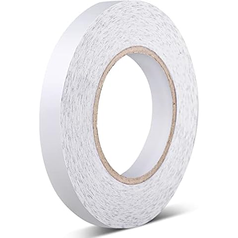 Sticky Fabric Tape Double-Sided Tape Adhesive Cloth Tape Press-on Tape, No Sewing, Gluing, or Ironing, Alterations and Hemming Tool (1 Piece, 3/5 Inch x 164 Feet) Cover
