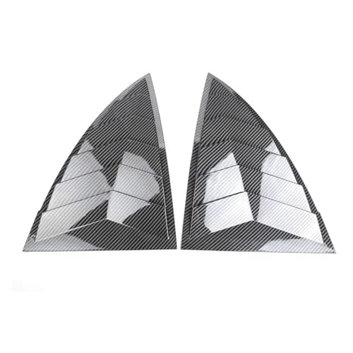 Persiennes de vitre latérale arrière de voiture Modèle Y garniture volet carbon fiber