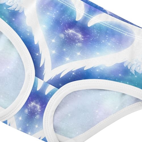 White Angel Wings Heart Panties Little Girl Girls Underwear Toddler Cotton Designer Undies Kids Briefs 2t4