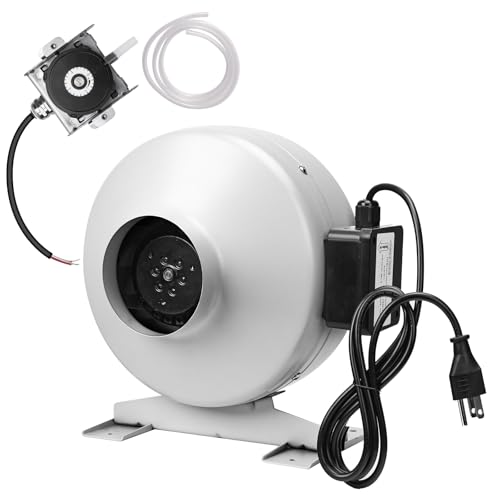 konzition M-4DBT Automatic Dryer Vent Booster Exhaust Fan to Reduce Drying Time, 200 CFM Dryer Booster Fan for 4 Inch Duct & All Dryers, Prevents Lint Buildup, Ultra-Quiet