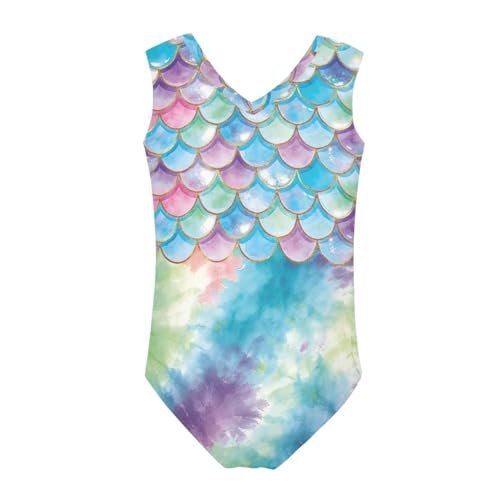 Image of Cartoon Pattern Kids Girls Bathing Suits One Piece Swimsuit Soft & Quick Dry, 5-14Years