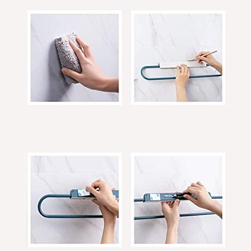 Towel Rails, Towel Wall Mounted Towel Rack Bathroom Shelves Bathroom Accessories Towel Stand Towel Punch-Towel Bar Towel Rack/a/52.5Cm